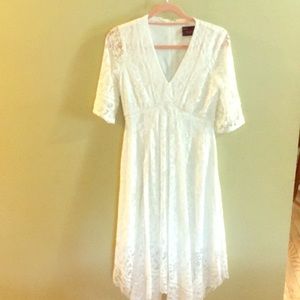 White lace Dress women’s size 2 new without tags